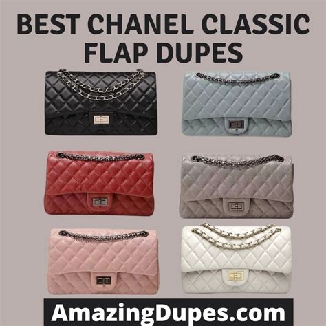 chanel dupes bags|chanel chain bag look alike.